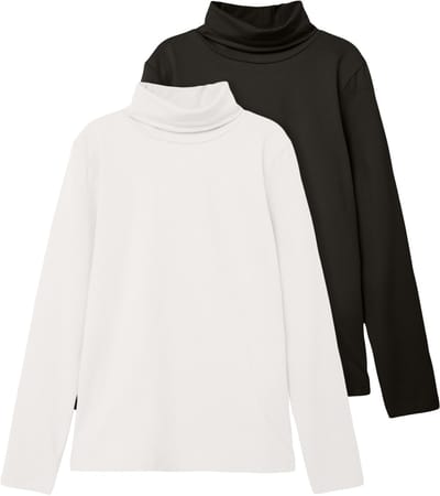 NAME IT - NKNVIGGO 2P LS SLIM ROLLNECK O NOOS - Unisex - Lange mouwen shirts