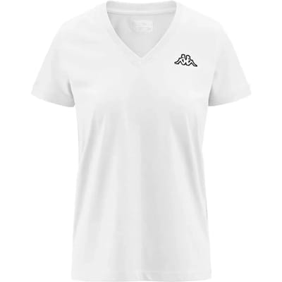 Dames-T-shirt met V-hals Kappa Cabou