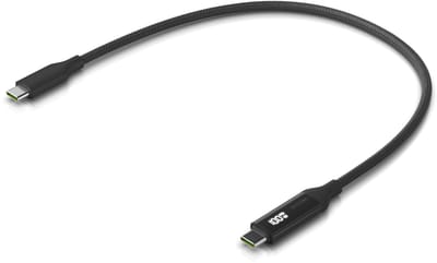 Ubiquiti UACC-Cable-USB-100W-0.3M-BK USB-kabel 0,3 m USB C Zwart, Grijs
