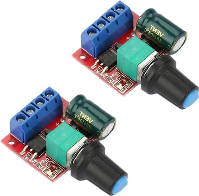 Motor Snelheid Regelaar - PWM Controller - Apparaten Sturen - 5 tot 35 Volt - 5 Ampère - Zwart