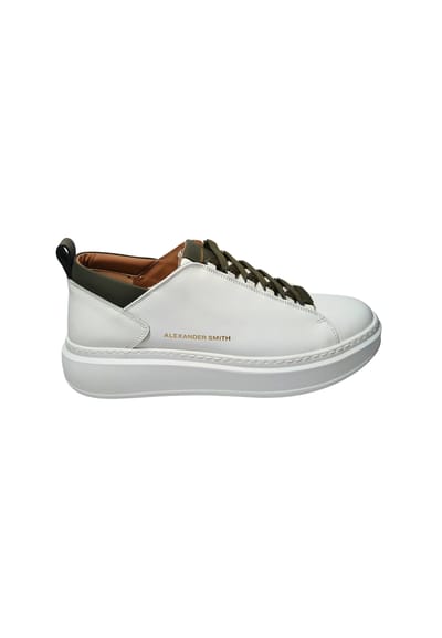 asbbwym-2264-wmt Alexander Smith Wit leder voor heren