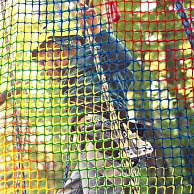 Dubbellaags Klimnet - Speeltuin Net - Buiten Spelen - Hoge Draagkracht - 3.3 x 9.8 FT - Kleurrijk