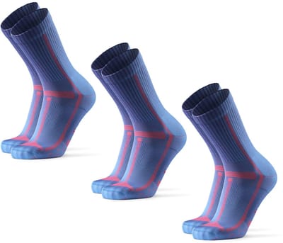 DANISH ENDURANCE Gedempte Hardloopsokken Lange Afstanden - Korte Sokken - Unisex - 3 paar - 43-47