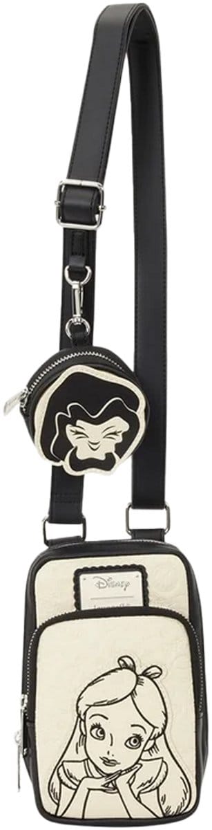 Loungefly Alice in Wonderland Cell Phone Sling Crossbody met Coin Bag – Disney