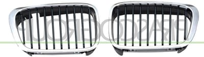 Radiatorrooster - Grille Afdekking - Auto Onderhoud - Vervangingsonderdeel - 20 x 32 x 10 cm - Verzilverd