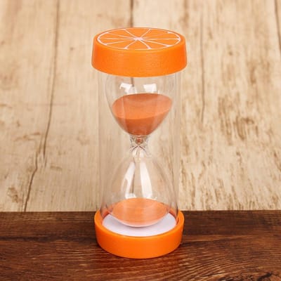 Fruit Zandloper Set Timer Zandloper Huisdecoratie Accessoires Kinderen Ornamenten Huisdecoratie oranje