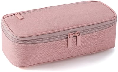 Etui - etui jongens - etui meisjes - Grote capaciteit school etui - etuis voor school - Schoolspullen - etui - make-up tas kantoor organizer - geschikt voor meisjes jongens kinderen student cadeau - roze