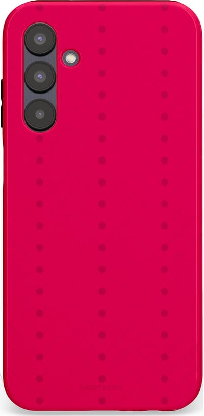 Casetastic Hoesje Geschikt voor Samsung A25 - Stijlvolle Beschermende Duo-layer Case - Ritmisch rood