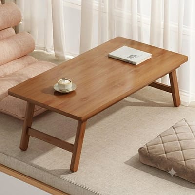Livatto Opklapbare Lage Tafel Bamboe - 57x34,3x22,3 cm - Bijzettafel voor Bed, Bank en Balkon - Draagkracht 50 kg - Inklapbaar, Geen Geur