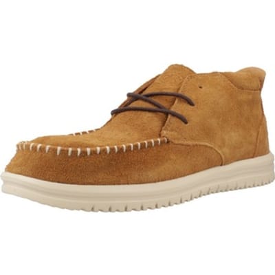 HEYDUDE - Wally NXT Mid Heren Boots Suede Spice Brown/Wood Ash - Maat 41