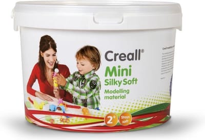 Mini Silky Soft Boetseerklei assortiment 350gr - Felle Kleuren