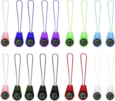 Multi-kleurige Mini Overlevingskompas Set voor Buitenactiviteiten, Kamperen en Wandelen - 18 Stuks met Vloeistofgevuld Ontwerp