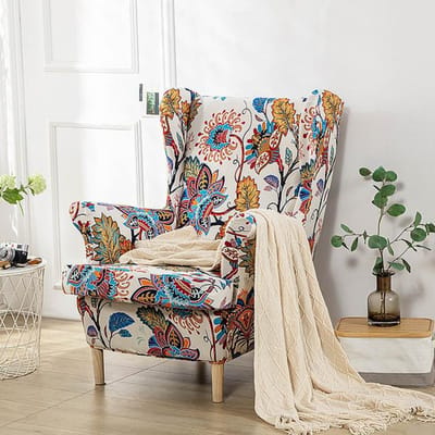 Bohemen Fauteuilhoezen Stretch Spandex Fauteuilhoezen Afneembare Relax Bankhoezen Met Zitkussenhoes