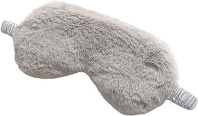 Pluizig ademend slaapmasker voor kinderen en volwassenen - grijs