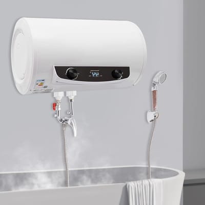 Elektrische Doorstroomboiler - Warmwaterboiler - Direct Warm Water - Energiebesparend - 35 Liter - Wit