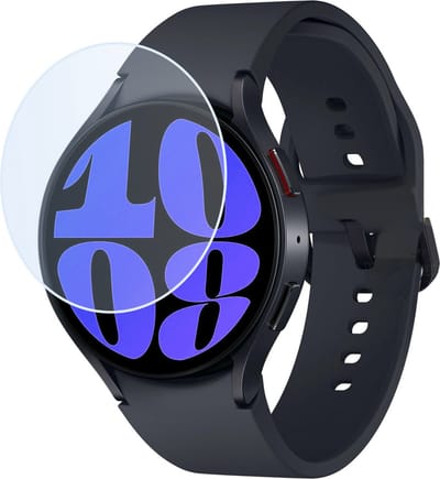 Screenprotector - Geschikt voor Samsung Watch 6 40 mm - Extra Sterk - Tempered Glass - Gehard Glas - Beschermglas Screen Cover - Bescherm Protector voor Smartwatch