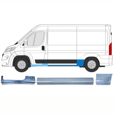 Reparatiepaneel set voor Opel Movano 2021-2026 / Links