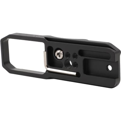 Plaque de fixation rapide pour appareil photo, support de montage pour trépied en alliage d'aluminium pour Nikon ZF black