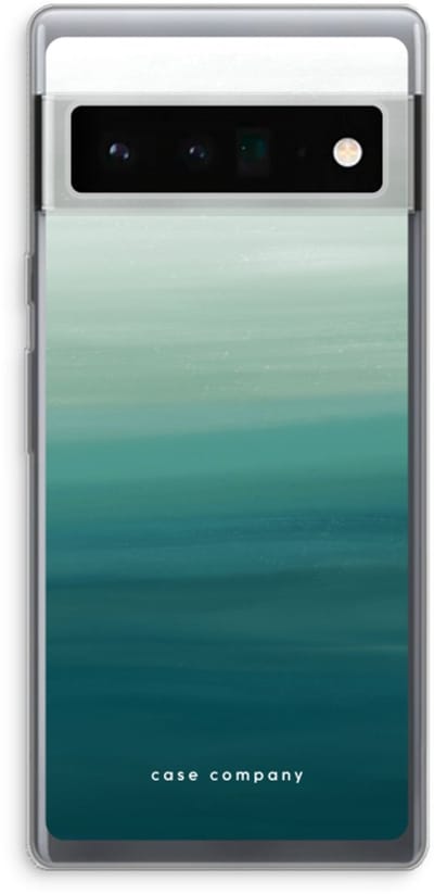 Case Company® - Hoesje geschikt voor Google Pixel 6 Pro hoesje - Ocean - Soft Cover Telefoonhoesje - Bescherming aan alle Kanten en Schermrand