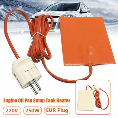 Winter Verwarmingskussen Waterdichte Motorverwarmer Antivries Auto Oliepan Verwarmingskussen Auto Brandstoftank Verwarmer orange