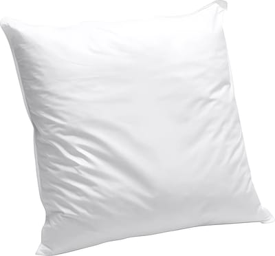 Vente-unique Hoofdkussen van biologisch katoen 60 x 60 cm van NATUREA - 550 g/m² - Bruine bies - NATURE CONFORT