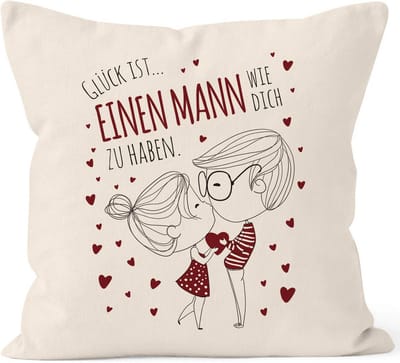 Persoonlijk kussen met liefdesprint voor koppels en geliefden