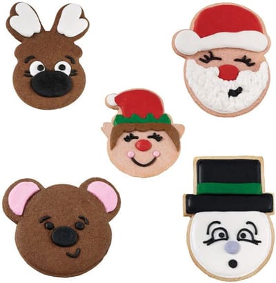 Wilton - Make a Face kerst uitstekers (christmas)