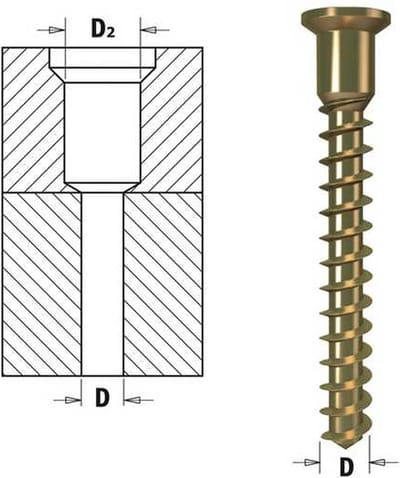 CMT - Trappenboor met verzinker voor schroefverbinding - Boor - Spiraalboren - Multifunctionele boor - 1 Stuk(s)