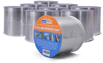 Waterdichte Butyl Tape voor Afdichting en Reparatie - 4" x 5m - Multifunctionele Tape voor Dak, Ramen en Boten