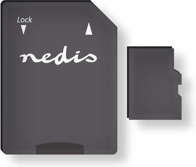 Nedis microSD-geheugenkaart - microSDXC - 128 GB - Schrijfsnelheid: 45 MB/s - Leessnelheid: 100 MB/s - UHS-I - SD-adapter inbegrepen