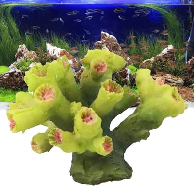 ByShane - Kunstmatige Aquarium Planten - Decoratieve Hars Koraal - Vis Tank Landschap - Aquarium Decoratie met Koraal - 1 Stuk