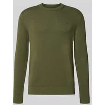 Regular fit gebreide pullover van zuiver katoen