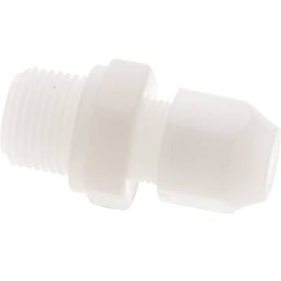 6x8mm & G3/8'' PVDF rechte slangkoppeling met buitendraad 10bar/145psi