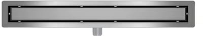 DutchLine - Douchegoot met flens en tegelrooster - RVS - 1200x70mm