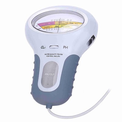 Store_9 - CL2-tester - Waterkwaliteitsanalysator - Groot scherm - Chloor en pH - Voor zwembad en spa - Nauwkeurige metingen