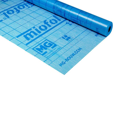 Miofol 125G - Damp-open gewapende isolatiefolie - Buitenzijde gevel - 1.50 x 25 m