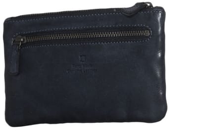 Bear Design Bibi Leren Etui / Ritsportemonnee - Zwart