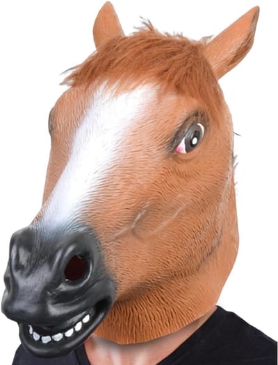 Realistisch Paarden Latex Masker voor Halloween, Carnaval en Cosplay - Grappige Diermaskers voor Feestjes en Kostuums