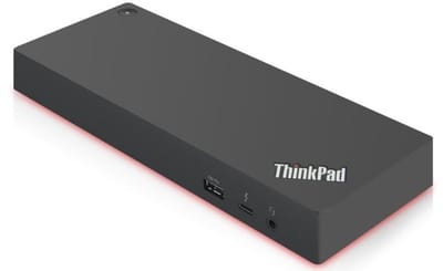 Lenovo 40AN0135SA laptop dock & poortreplicator Bedraad Thunderbolt 3 Zwart