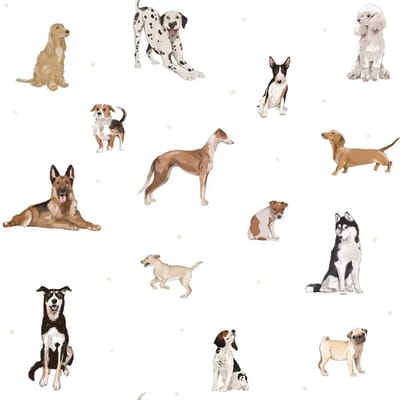 Baby behang Dekornik Dogs Are The Best