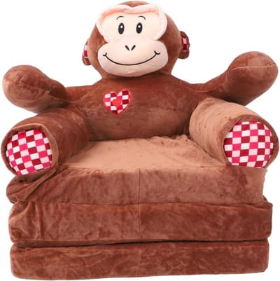 Kinderbank Uitklapbaar - Peuterfauteuil Bed - Spelen en Rusten - 2-in-1 Slaapbank - 115 x 50 cm - Meerkleurig