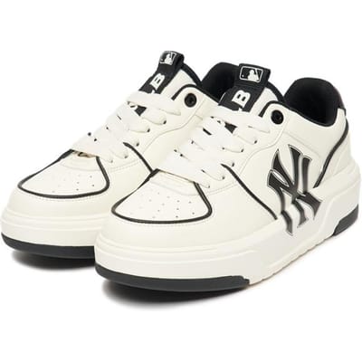 MLB Chunky Liner Lage top Skateboard Schoenen Unisex 3ASXCA12N 43 white
