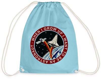NASA When I grow Up I Want to Be An Astronaut Gymtas