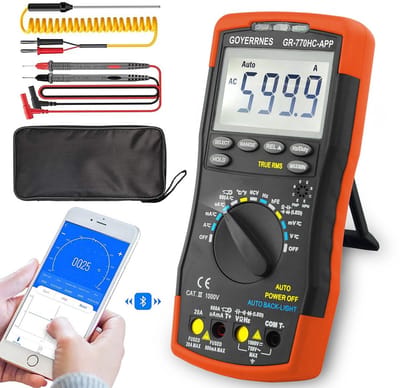 Draadloze Digitale Multimeter met App TRMS 6000 Tellingen voor Spanning Stroom Weerstand Capaciteit Meting