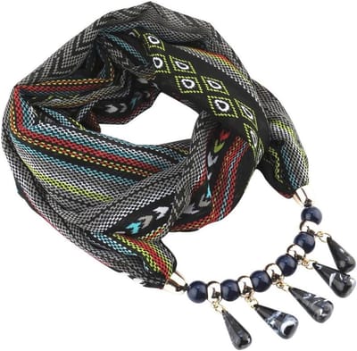 Dames Sjaal - Hanger Ketting - Stijlvol Combineren - Uniek Dubbel Ontwerp - Niet Gespecificeerd - Bohemian