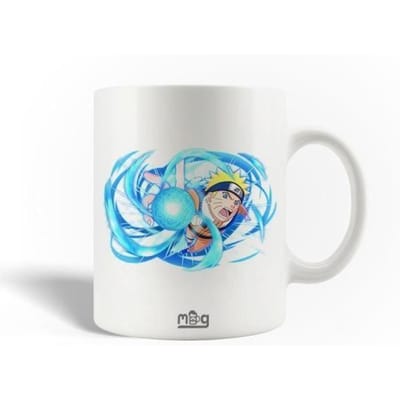Mug en Céramique Naruto Uzumaki Bleu Manga Anime Affiche