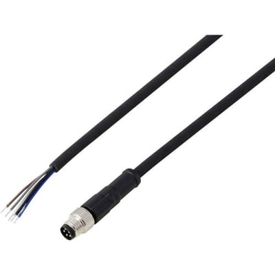 TRU COMPONENTS TC-13752044 Aansluitkabel M8 x 1 Aantal polen (sensoren): 5 Stekker, recht 5 m 1 stuk(s)