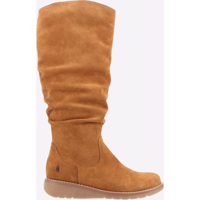 Hush Puppies Lucinda Suède Dames Laarzen In Het Tan