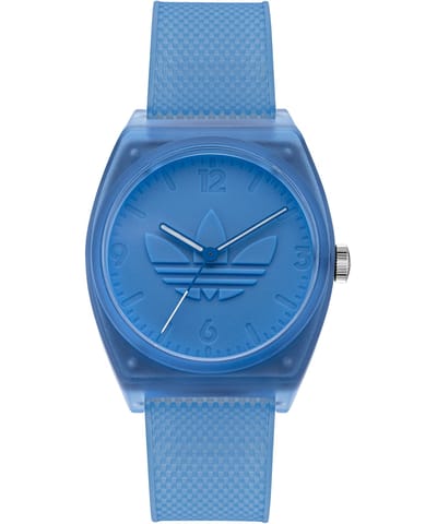 Adidas Originals Street Project Two AOST22031 Horloge - Kunststof - Blauw - Ø 38 mm