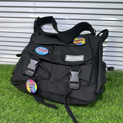 Sac à bandoulière tendance pour jeunes hommes, Sacs à bandoulière cool tendance à fermeture éclair à rabat pour l'école, le campus, les voyages, le shopping, Sac messager pour adolescents